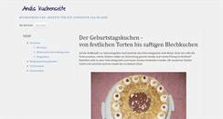 Desktop Screenshot of geburtstagskuchen.org